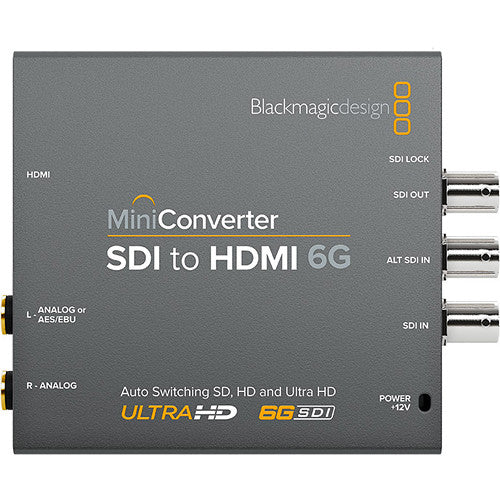 Blackmagic Design SDI to HDMI 6G Mini Converter Blackmagic Design SDI to HDMI 6G Mini Converter